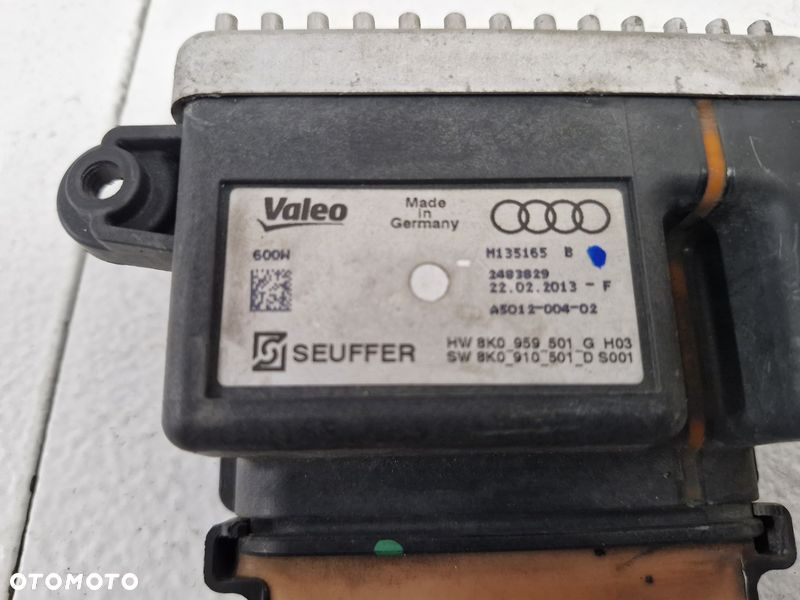 AUDI A4 B8 A6 C7 REZYSTOR MODUŁ WENTYLATORÓW CHŁODNICY 8K0959501G - 6