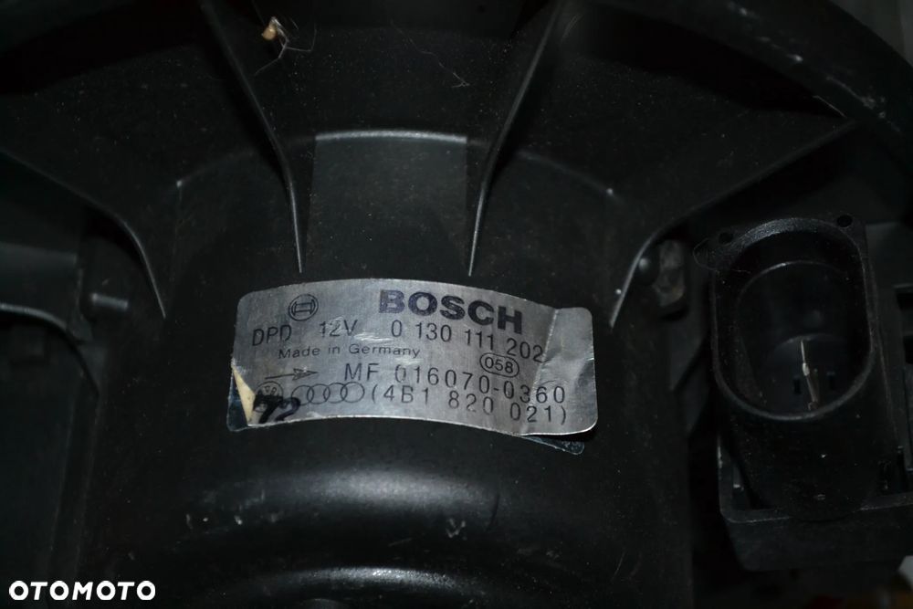 AUDI A6 C5 WENTYLATOR WNĘRZA NAWIEWU OGRZEWANIA KLIMATYZACJI 4B1820021 0130111202 - 3