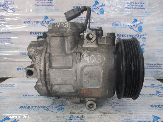 Compressor AC 6Q0820808G SEAT IBIZA 6J  FASE 1 2009 1.4TDI 80CV 3P VERMELHO DIESEL DENSO SEAT IBIZA 4 6J FASE 1 2008 1.4TDI 80CV 5P VERDE DIESEL DENSO - 5