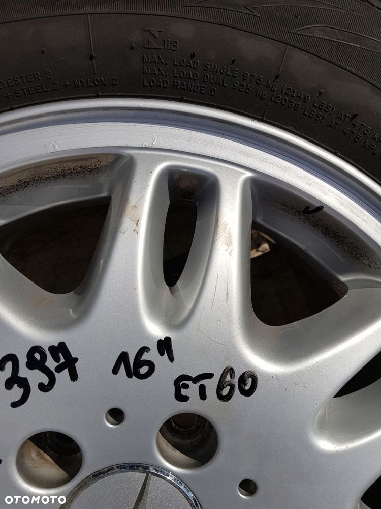 koła alufelgi a6394011802 mercedes vito viano w639 6.5j x 16' 5x112 et 60 - 8