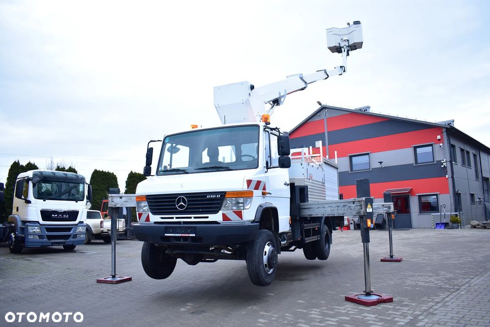 Mercedes-Benz Vario 816 / Euro 5/ 4x4/ Zwyżka/ Podnośnik koszowy Ruthmann TB 220/ 22 m. / Steiger/ Hubarbeitsbühne/ Reduktor ! / Sprowadzony z Niemiec/ Stan Perfekcyjny ! - 12