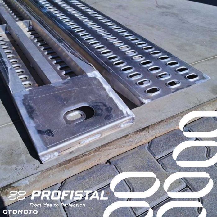 Trap najazd podjazd rampa laweta koparka pomoc drogowa ALUMINIOWE 3M - PRODUCENT - 1