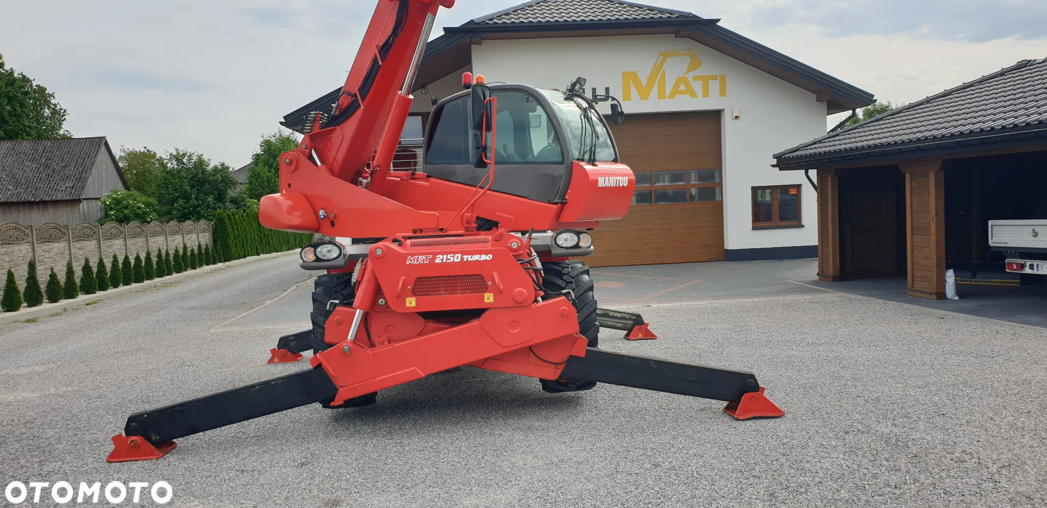 Manitou MRT2150 Privilege kosz hydr. skrętny / wciągarka/widły hydr./pilot/ sprowadzona - 36