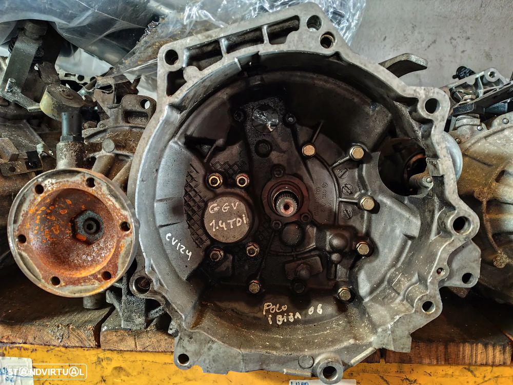 Vw Polo Seat Ibiza 6L / 1.4 TDI CAIXA VELOCIDADES REF: GGV - CV124 - 1