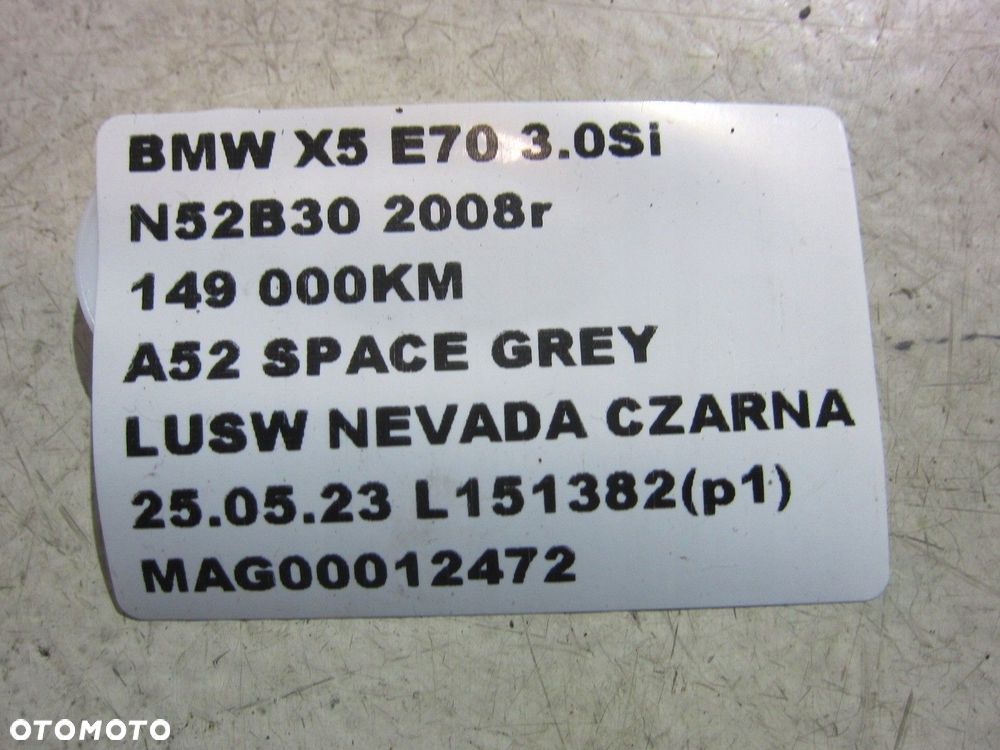 BMW E70 X5 E90 E60 N52 POKRYWA ZAWORÓW 11127552281 - 8