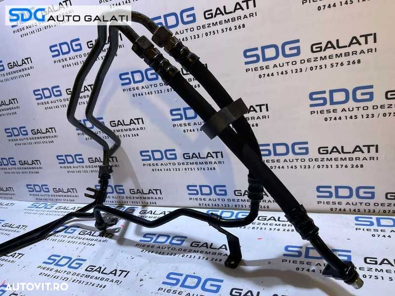 Conducta Conducte Teava Tevi Ulei Lichid Radiator Racire Transmisie Cutie Viteze Automata Audi A4 B6 2.5 TDI V6 2001 - 2005 Cod 4B0317815A 8D0317819M - 1