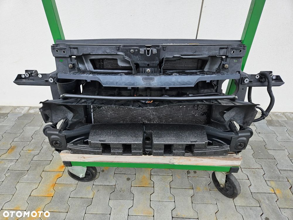 VW TOUAREG 7P 10-18R PAS PRZEDNI PRZOD 3.0 TDI CHLODNICE WENTYLATORY BELKA WZMOCNIENIE KOMPLET 7P0121201 J - 2