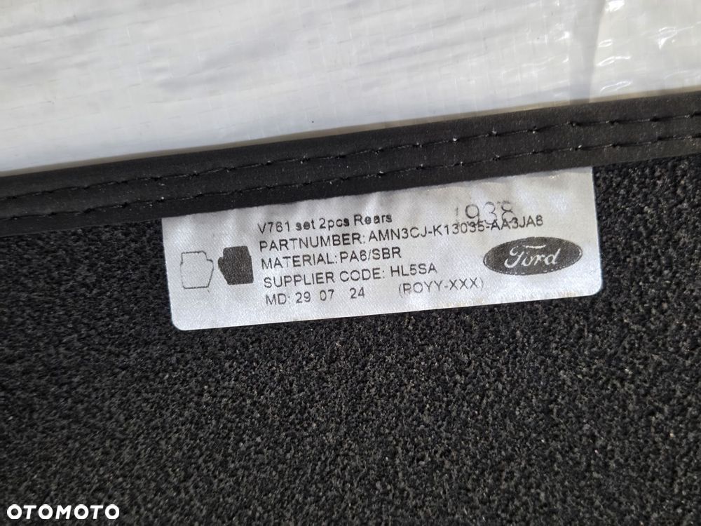 dywaniki dywaniki Ford Tourneo Connect tył AMN3CJ-K13035-AA NOWE ORYGINAŁ - 7