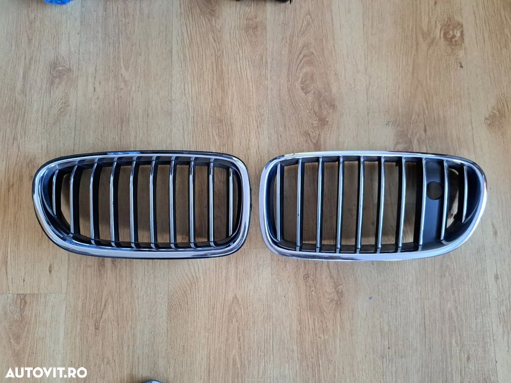 Set Nari grile radiator rinichi pentru modele cu night vision NIVI Bmw Seria 5 Seria 7 F 520d 535ix 523Li 730d 750Li 760 Lis - 5