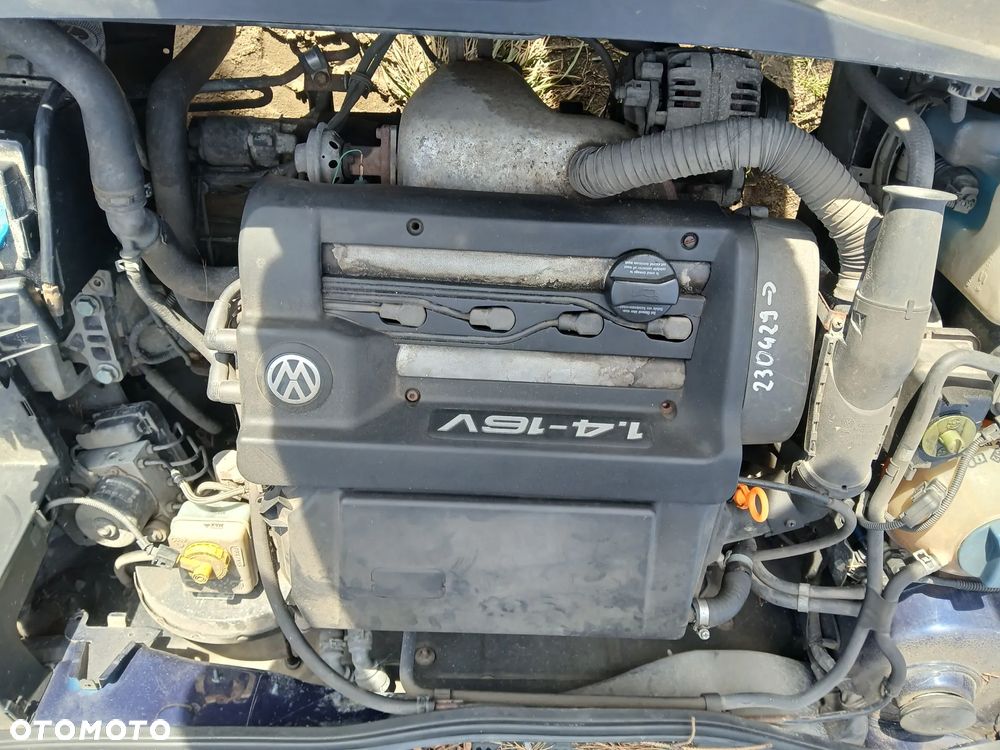 volkswagen golf IV 1.4 16v AKQ silnik skrzynia DUW sanki belka przód tył wahacz zacisk - 2