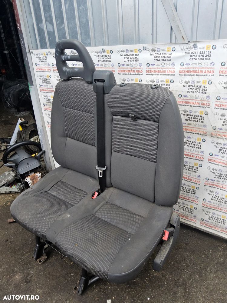 Bancheta Peugeot Boxer Fiat Ducato Citroen Jumper bancheta dubla fata 2006-2025 - 2