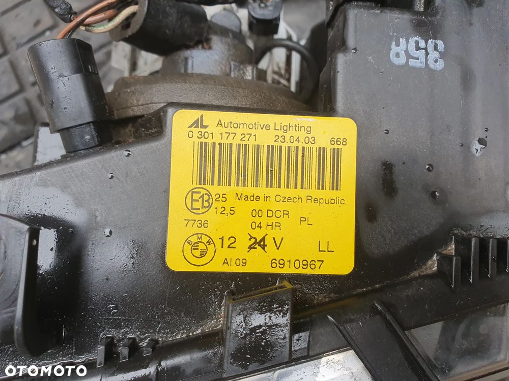 Reflektor lampa LEWY PRAWY przód przednia BMW 3 E46 LIFT  0301177271 0301177272   XENON SEDAN KOMBI - 6