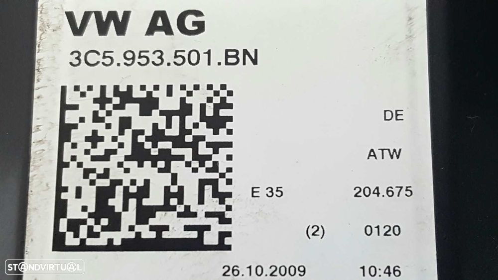 BLOCO DE CONTROLE MULTIFUNÇÕES VOLKSWAGEN PASSAT BERLINA (3C2) EDITION PLUS - 3