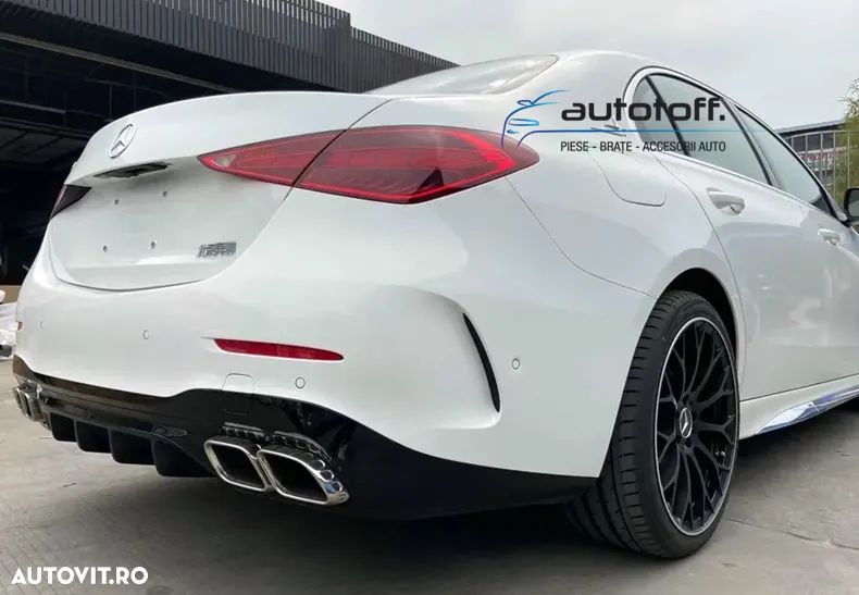 Difuzor Bara Spate Compatibil Cu Mercedes C-Class W206 S206 (2021+) C63 Design - 4