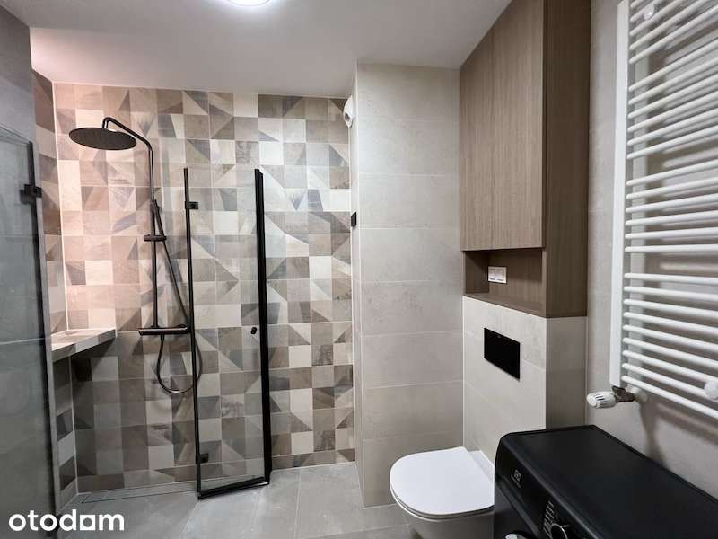 Przestronny, Pastelowy apartament, 2 pok., garaż, kl, klima