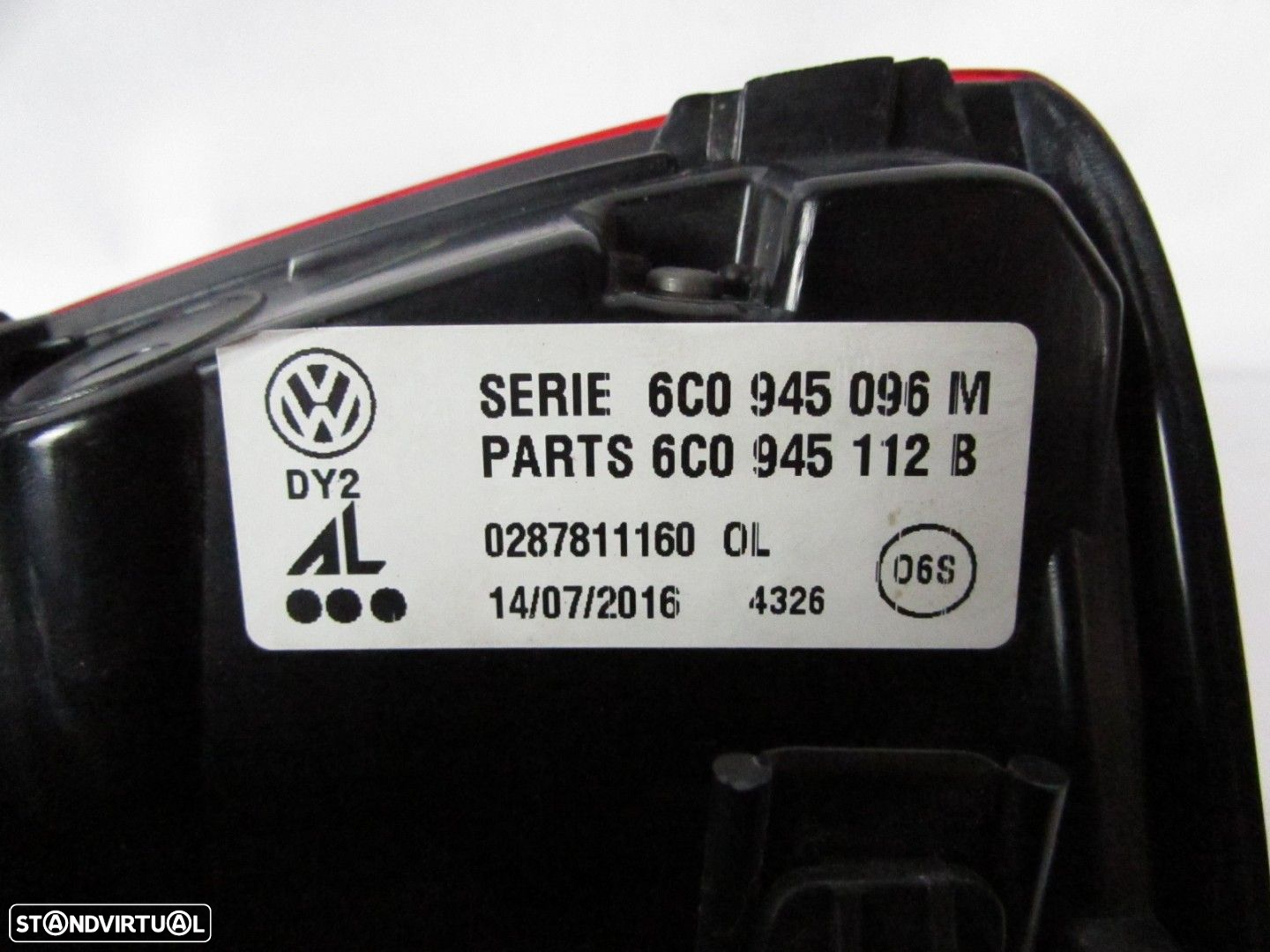 Farolim Direito/Trás Usado / Original VW POLO (6R1, 6C1) 6C0945096M - 4