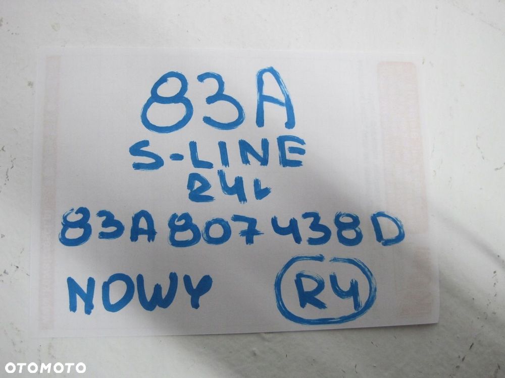 DOKŁADKA ZDERZAKA NAROŻNIK AUDI Q3 83A S-LINE 83A807438D 83A807437D - 6