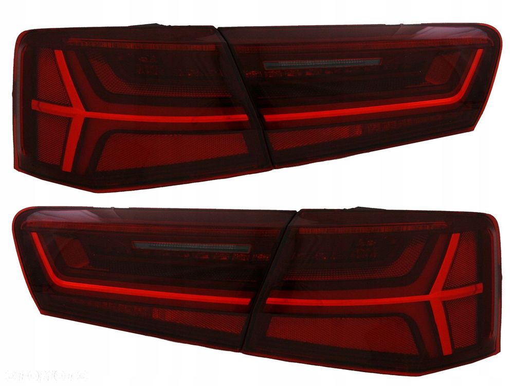 Lampy tyl ne kpl Led Lift Look Tuning Red Audi a6 C7 4g 2011-2014 Sedan - 1