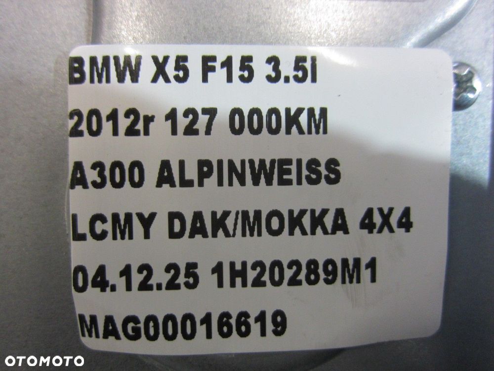BMW X5 F15 SILNICZEK MECHANIZM WYCIERACZKI SZYBY TYLNEJ TYŁ 61627318710 - 8