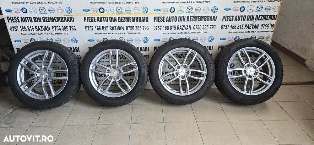 Jante Vw Seat Skoda Audi Q3 Tiguan T-Roc Golf Passat Kamiq Karoq Golf Leon R17 5X112 205/55R17 M+S Pirelli - 1