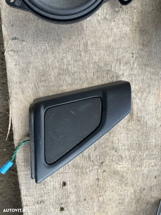 sistem audio pentru bmw seria 5 F10 model  HIFI complet cu 12 difuzoare 2 wafer 5 twitter si 5 difuzoare medii amplificator suport si cablaj - 9