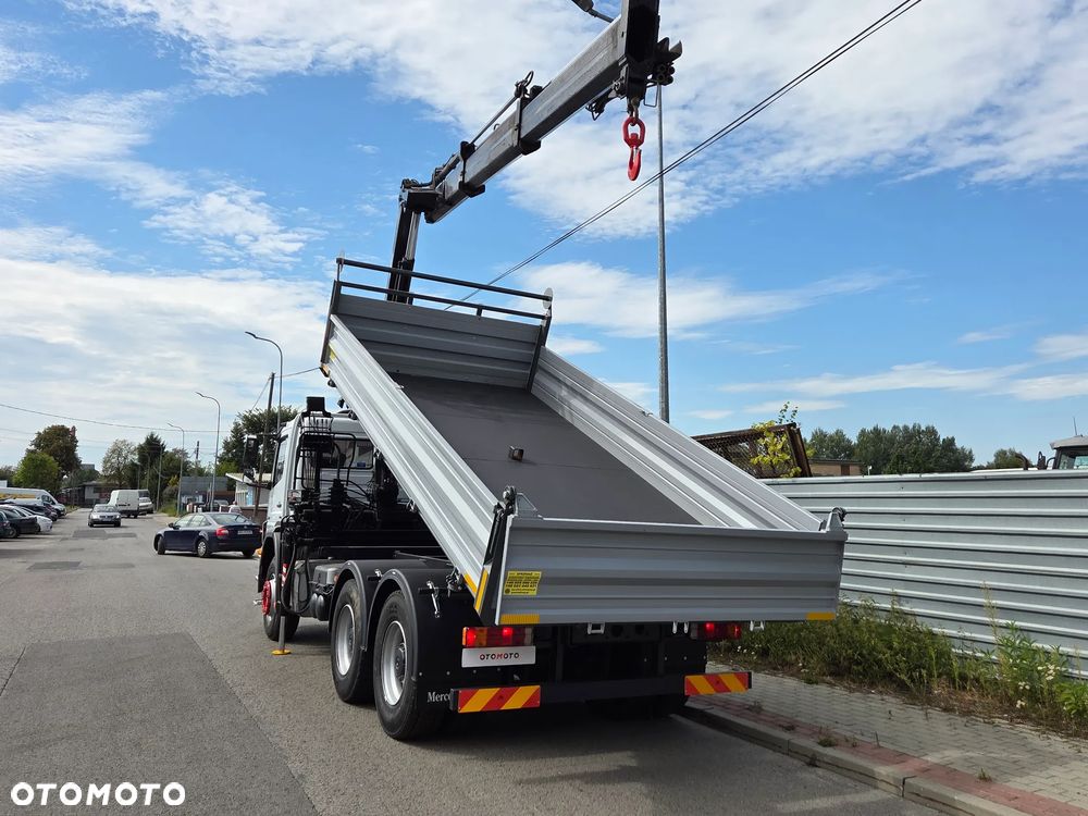 Mercedes-Benz AXOR 2633 6x4 HDS HIAB 122 NOWY KIPER WYWROTKA TYLKO 207.000 km. 330KM EURO 5 - 3