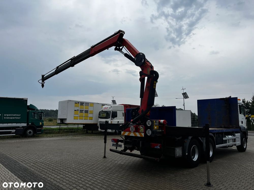 MAN 6x4 TGS 33.440/PALFINGER 18002/ZACZEP/SKRZYNIA BIEGÓW MANUALNA/BLOKADY MOSTU/RESOR - 6