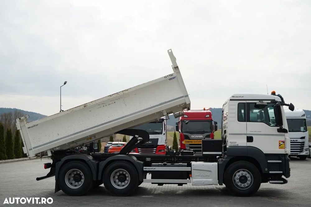 MAN TGS 26.400 / 6X4 / BASCULATOR DUBLĂ / HYDRODOLTA / AUTOMAT / EURO 6 - 6