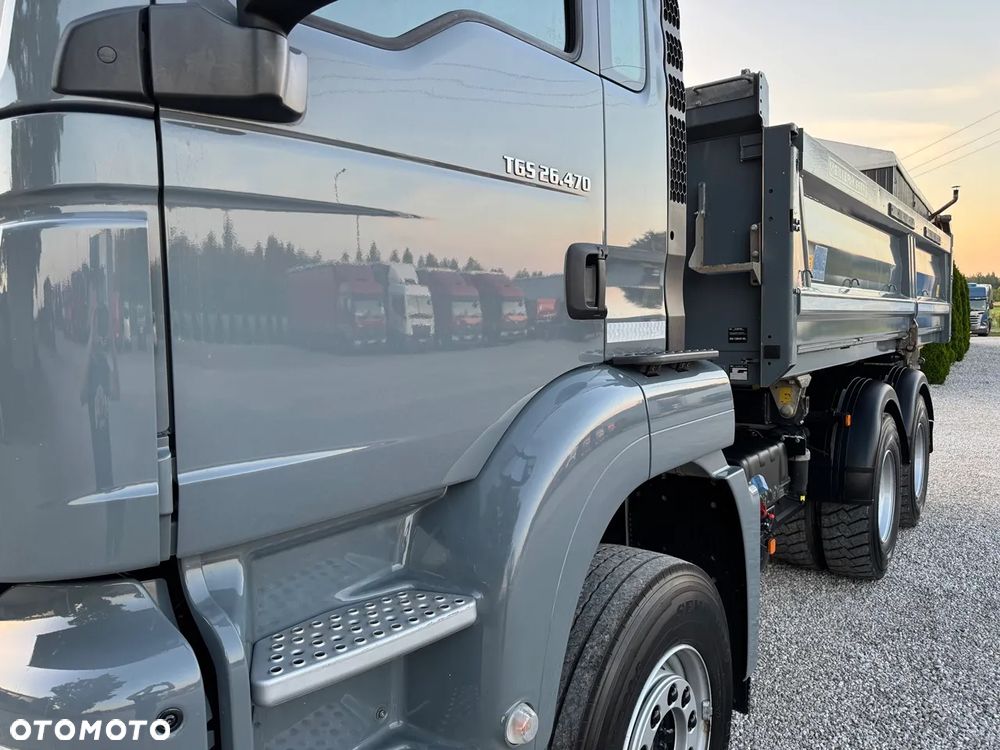 MAN TGS 26.470 / 6X4 / BORDMATIC -MEILLER-KIPPER 3-STRONNY / LODÓWKA / NAWIGACJA - 5