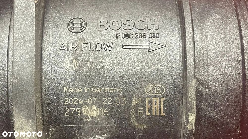 PRZEPŁYWOMIERZ POWIETRZA SKODA OCTAVIA I 0280218002 - 2