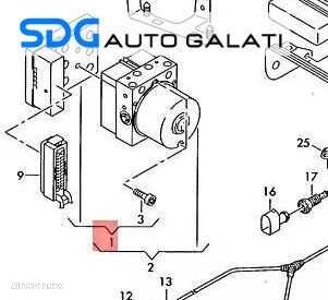 Pompa ABS Volkswagen Golf 5 2004 - 2008 Cod 1K0614517AJ 1K0907379AN [C4040] - 1