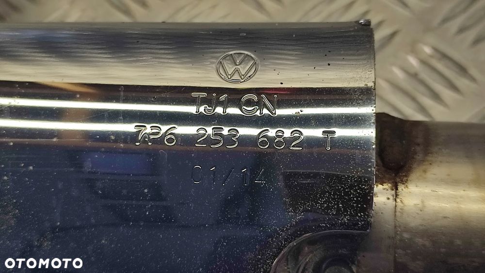 VW TOUAREG 7P 10-18R R-LINE KONCOWKA KONCOWKI TLUMIKA WYDECH WYDECHU CHROM KOMPLET PRAWA 7P6253682T LEWA 7P6253681T - 5