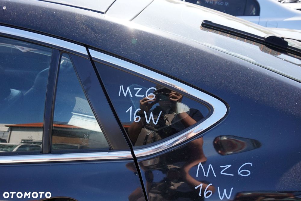 SZYBA KAROSERYJNA TYLNA LEWA BOCZNA 6 II GH LIFT LB LIFTBACK GS1M-63-950A MAZDA 2010-2012 - 2