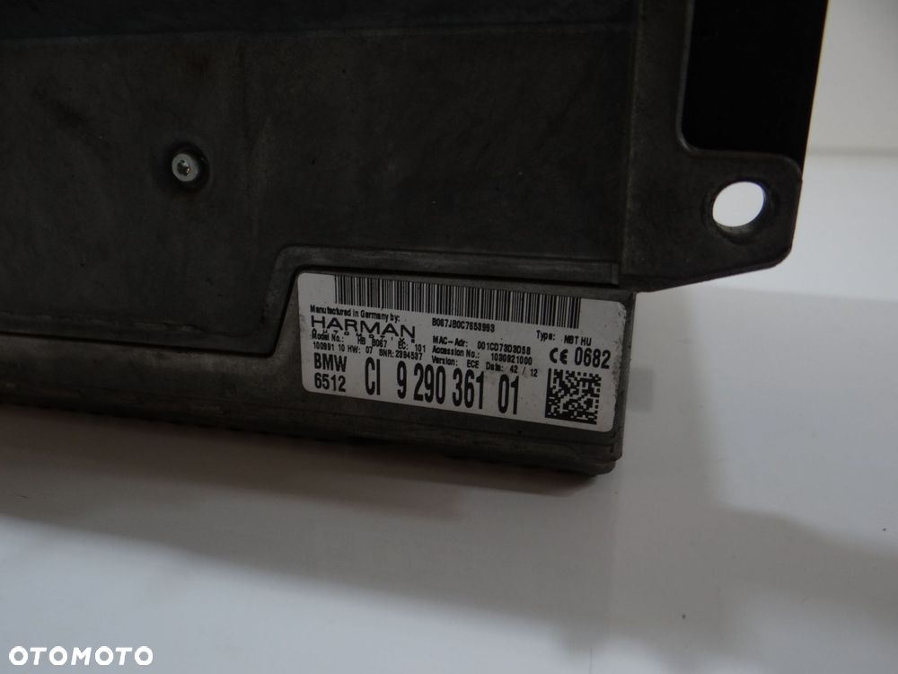 RADIO CD NAWIGACJA BMW F10 F11 9290361 - 3