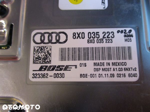 AUDI A1 8X 10R. 1.4 TSI WZMACNIACZ BOSE 8X0035223 - 2