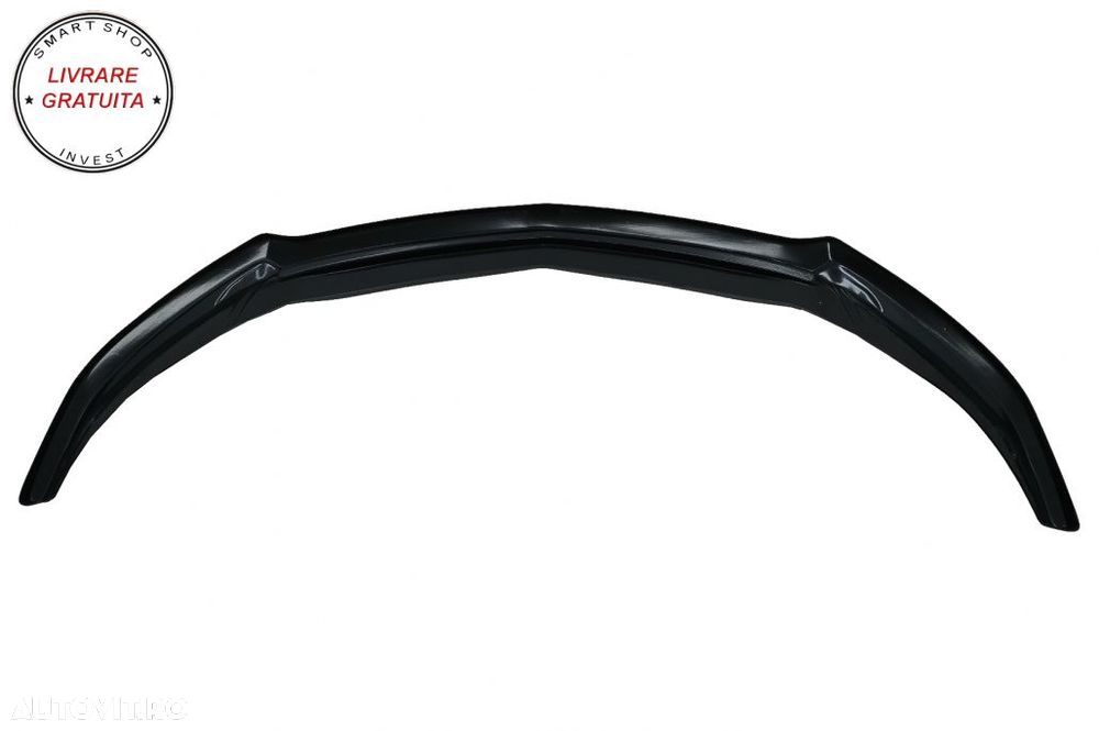 Lip Bara Fata Mercedes A-Class W176 AMG Facelift (2015-2018) Negru Lucios- livrare gratuita - 6