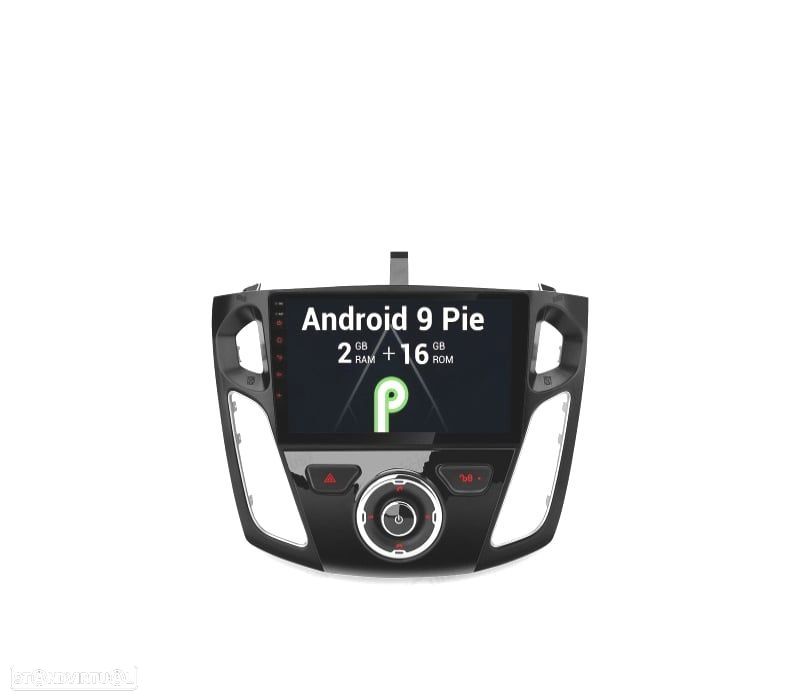 AUTO RADIO PARA FORD FOCUS COM ANDROID 9.0 LCD TÁCTIL 9" E CARPLAY - 5