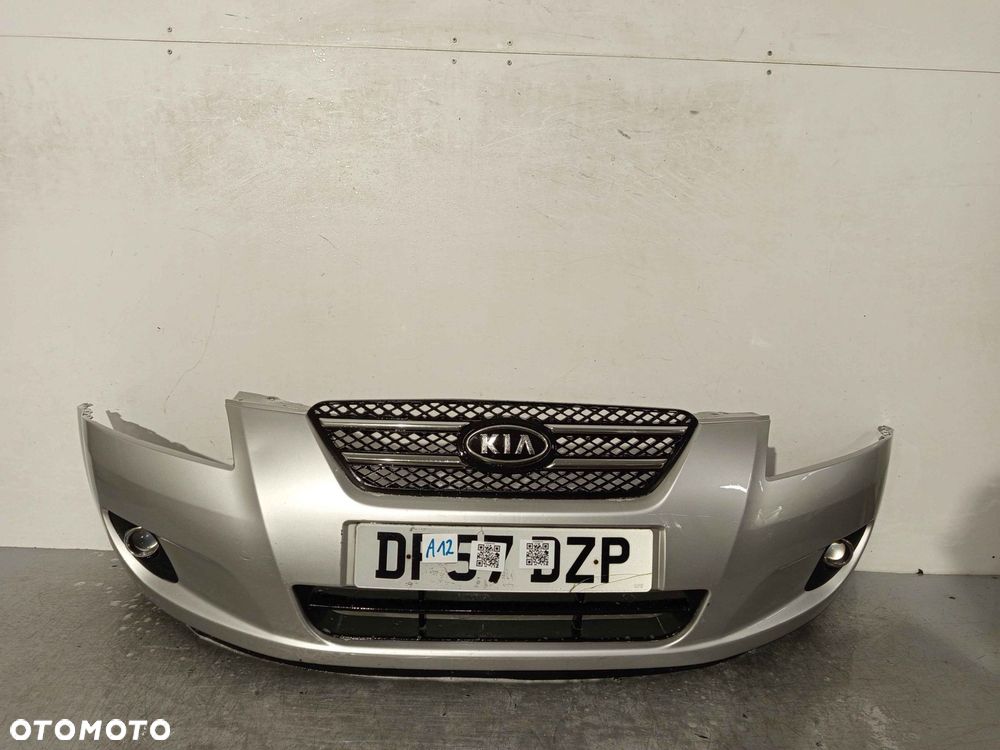 + ZDERZAK PRZÓD PRZEDNI KIA CEED 9S SREBRNY HALOGENY - 1