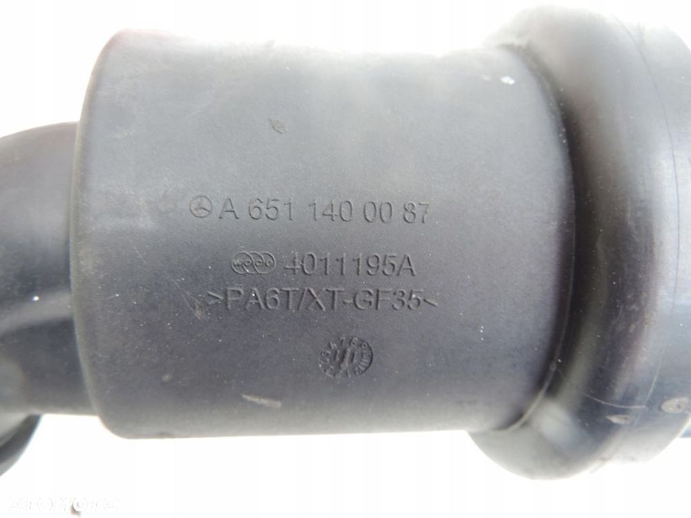 przewód intrecoolera Mercedes E-KLASA W212 2.2 CDI A6511400087 - 3