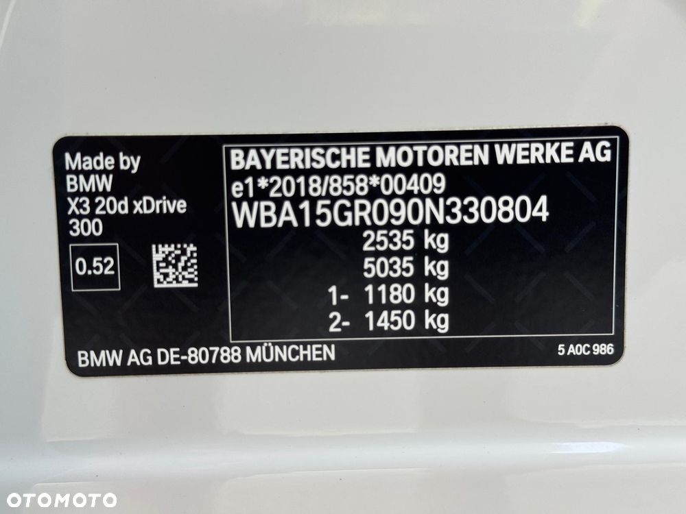 BMW X3 20d xDrive - 33