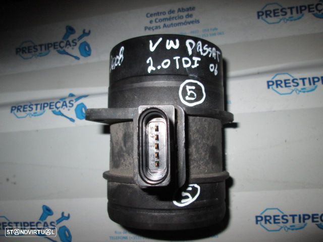 Massa De Ar 03G906461C 0281002735 VW GOLF 6 2.0 TDI 2.0 TDI BOSCH VW PASSAT 2006 2,0TDI BOSCH AUDI A4 2008 2.0 TDI BOSCH AUDI A3 8P 2003 2.0TDI 140CV 3P PRETO - 1