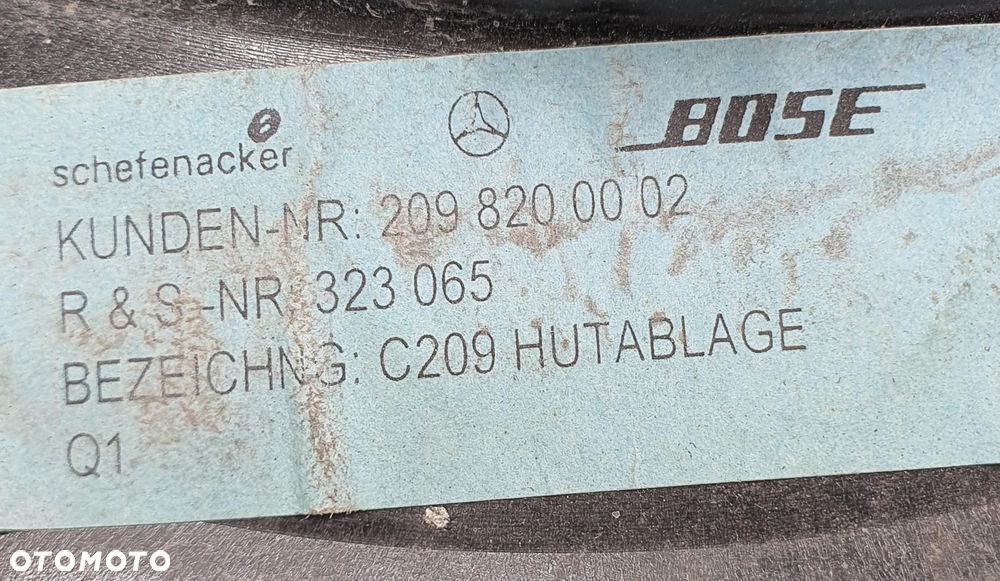 GŁOŚNIK MERCEDES W209 A2098200002 - 3