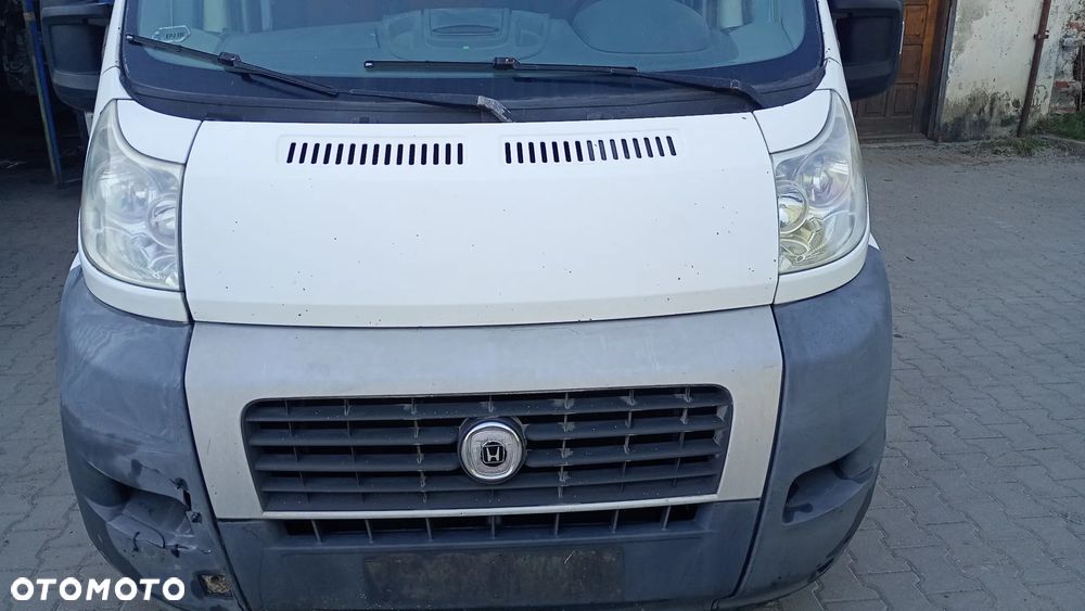 F.V Fiat Ducato III komplet chłodnic Maska biała PEUGEOT BOXER Pas przedni Wzmocnienie czołowe CITROEN JUMPER kompletny przód błotnik przedni biały lewy prawy - 8