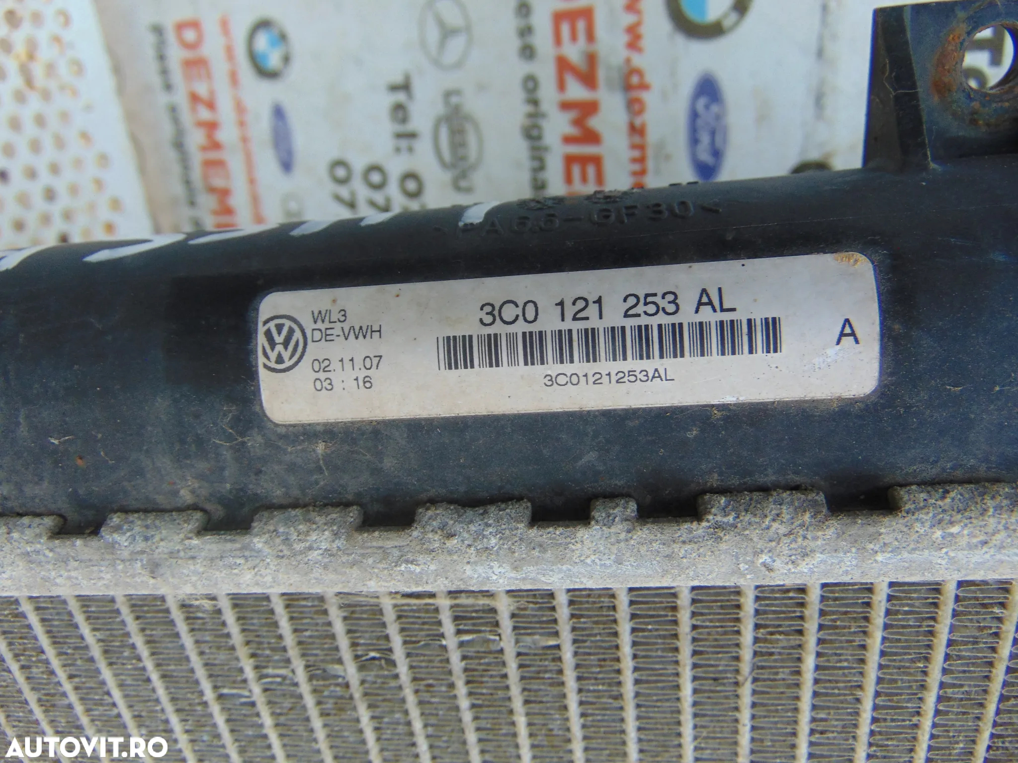 Radiator apa VW Passat b6 2.0 cc 3c5 cod 3c0121253al radiator racire - 3
