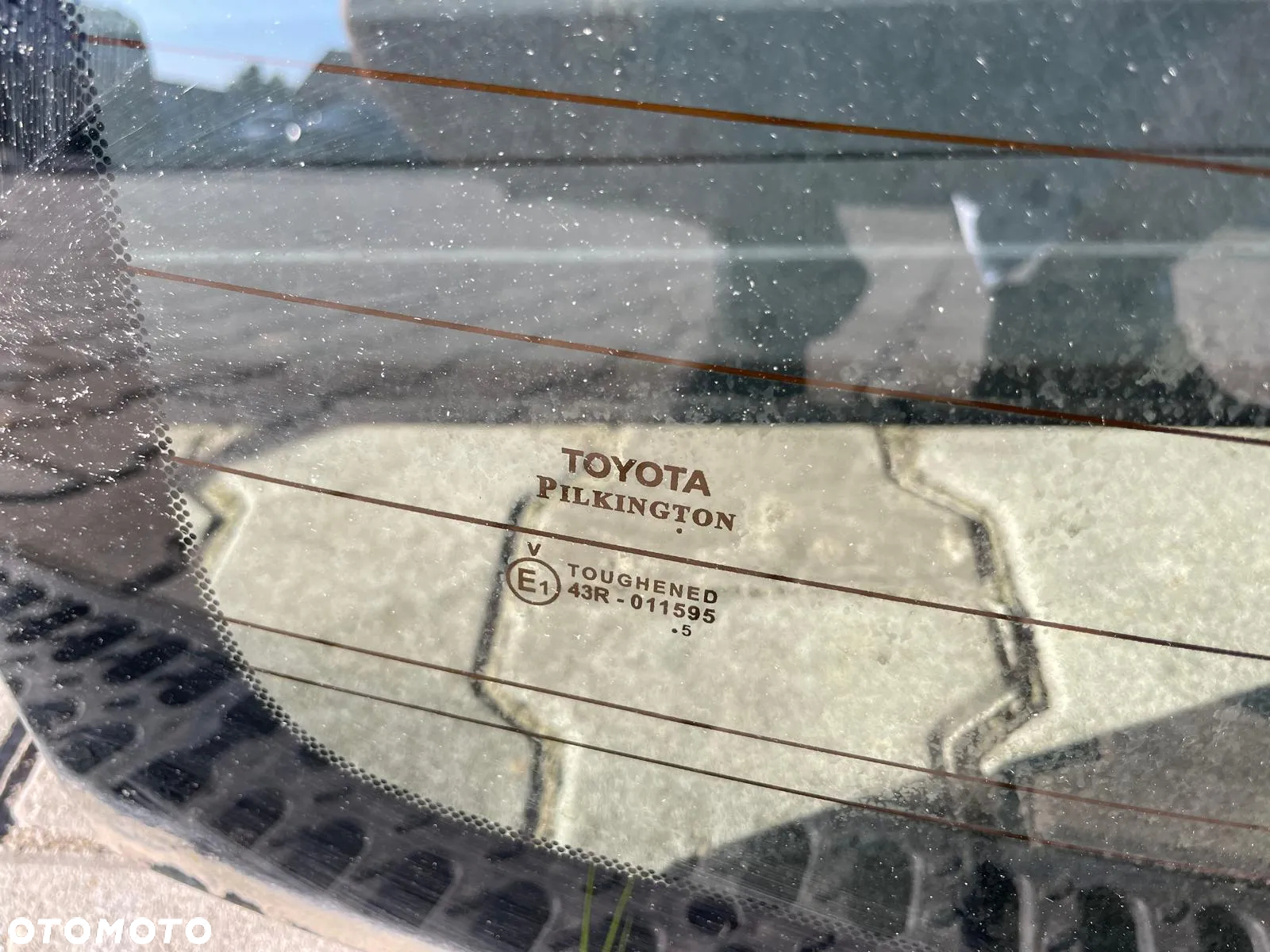 SZYBA TYLNA TOYOTA AVENSIS III T27 LIFT T29 SEDAN 15-18 CIEMNA - 3