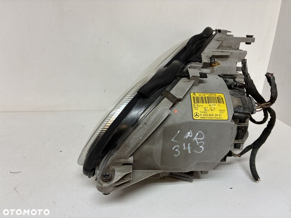 MERCEDES W203 XENON LAMPA PRZÓD PRZEDNIA PRAWA  EUROPA A2038203861 KOMPLET - 11