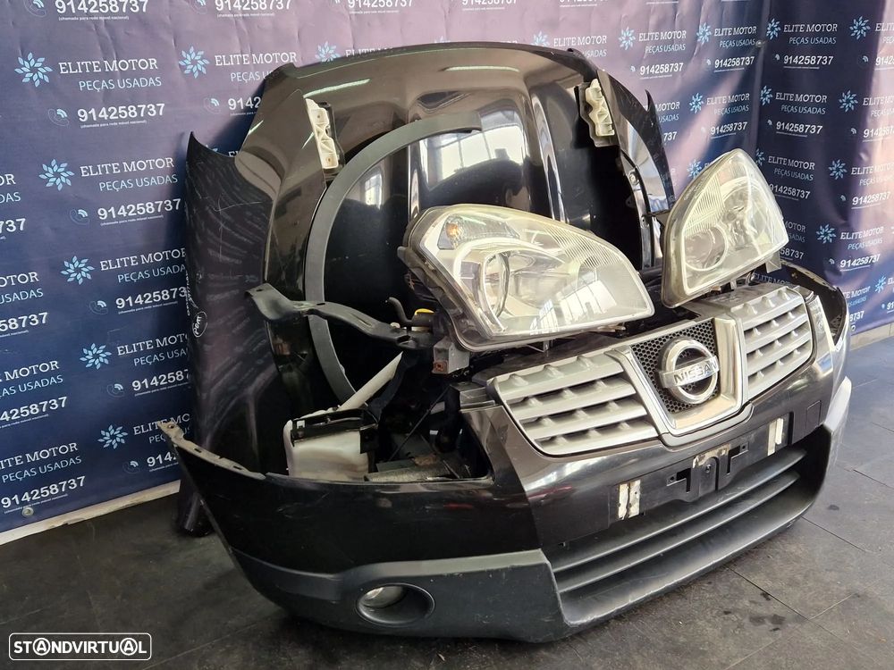 Frente completa usada NISSAN QASHQAI J10 1.5 DCI capot parachoques guardalamas oticas radiadores - 1
