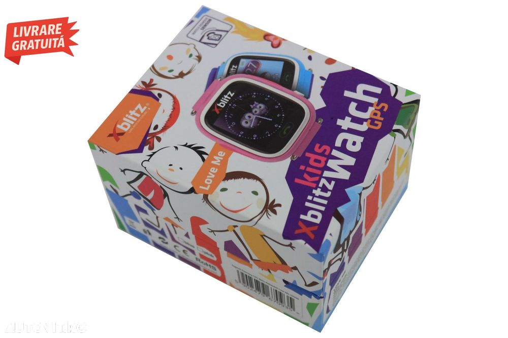 Ceas Smartwatch Xblitz Love Me Pentru copii, Albastru- livrare gratuita - 9