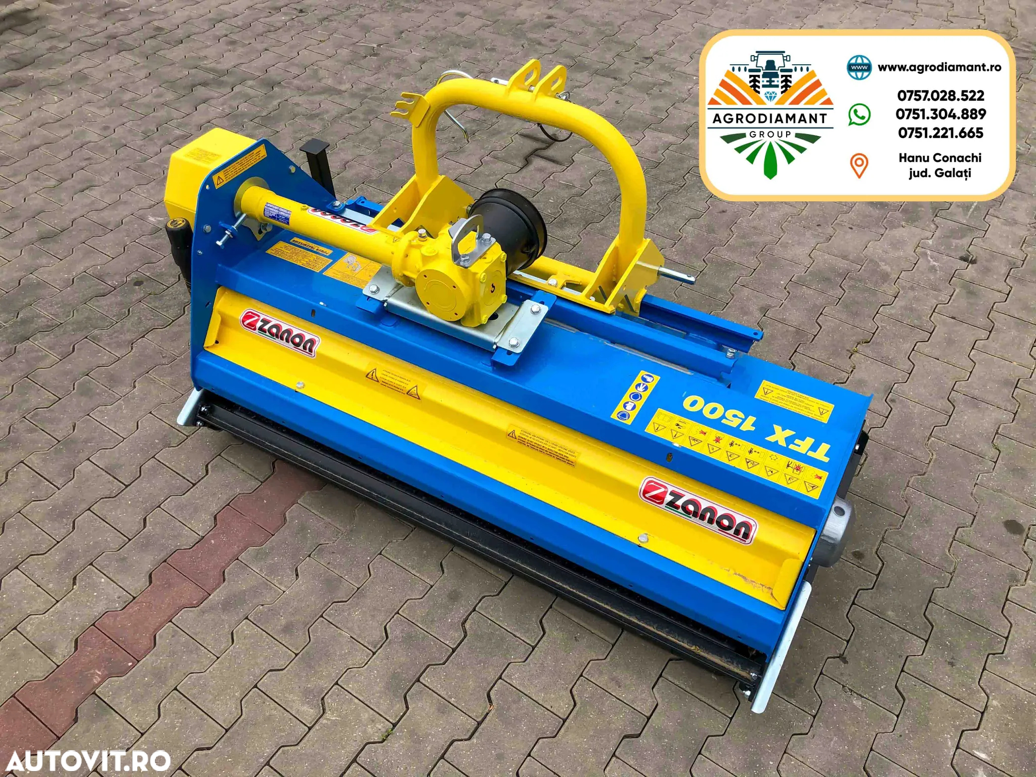 Zanon TFX Tocător pentru resturi vegetale italian 30-80CP - 7