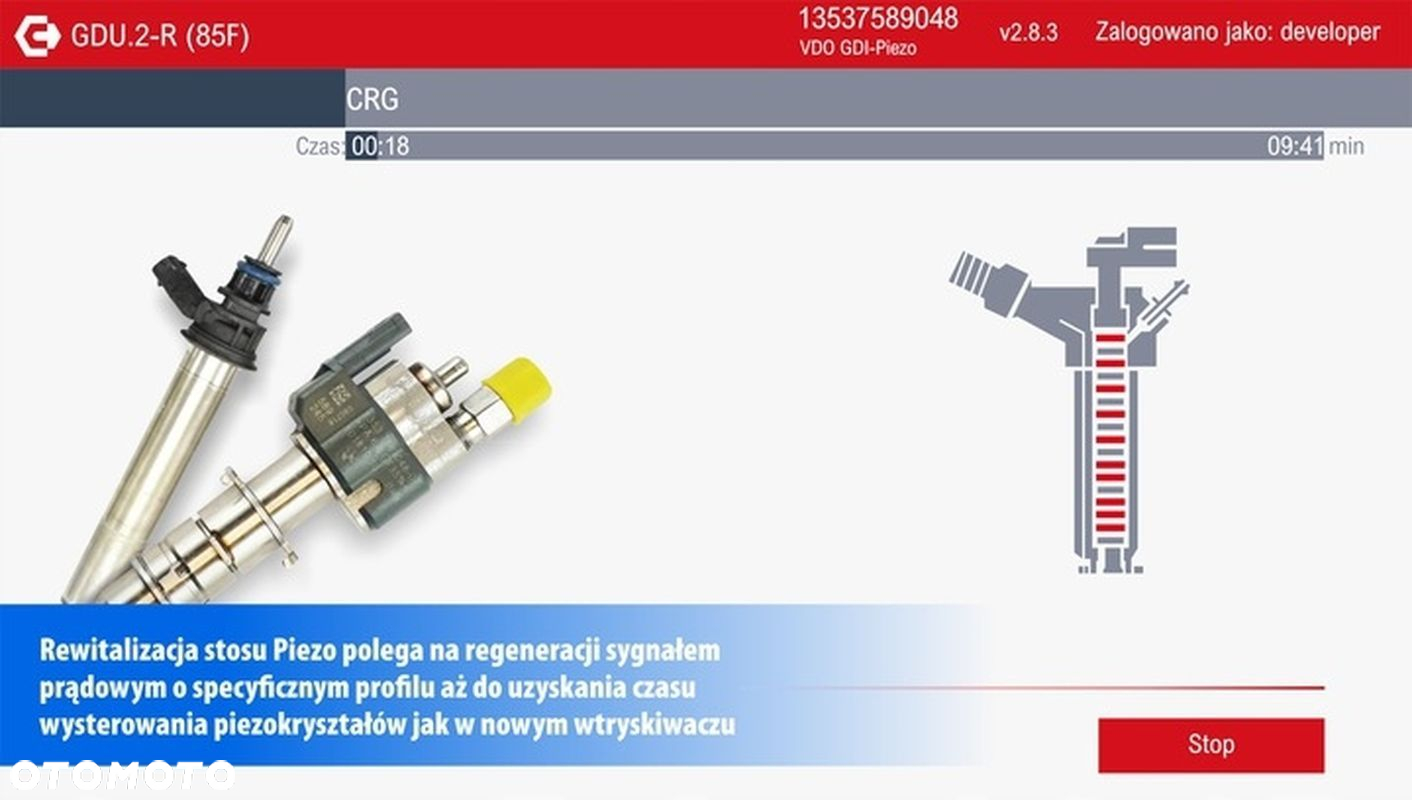 SPRAWDZENIE WTRYSKIWACZA BMW OE 13537589048 - 2